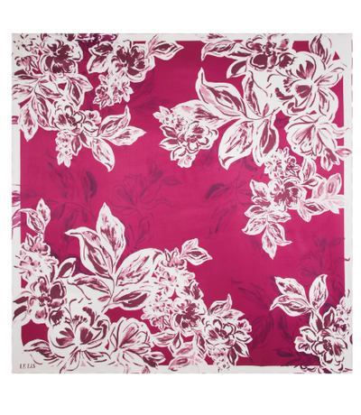 Foto Lenço Floral Acetinado - Le Lis