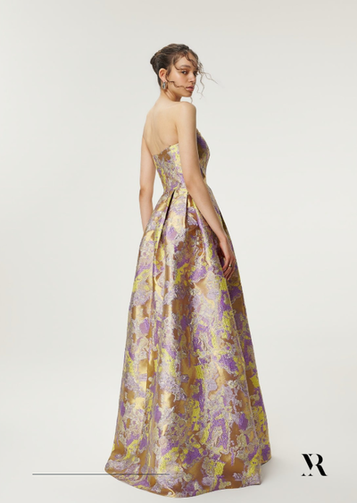 Foto Vestido Jacquard - Marrô