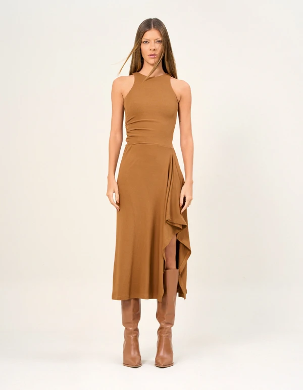 Vestido Cavado Recorte - Open