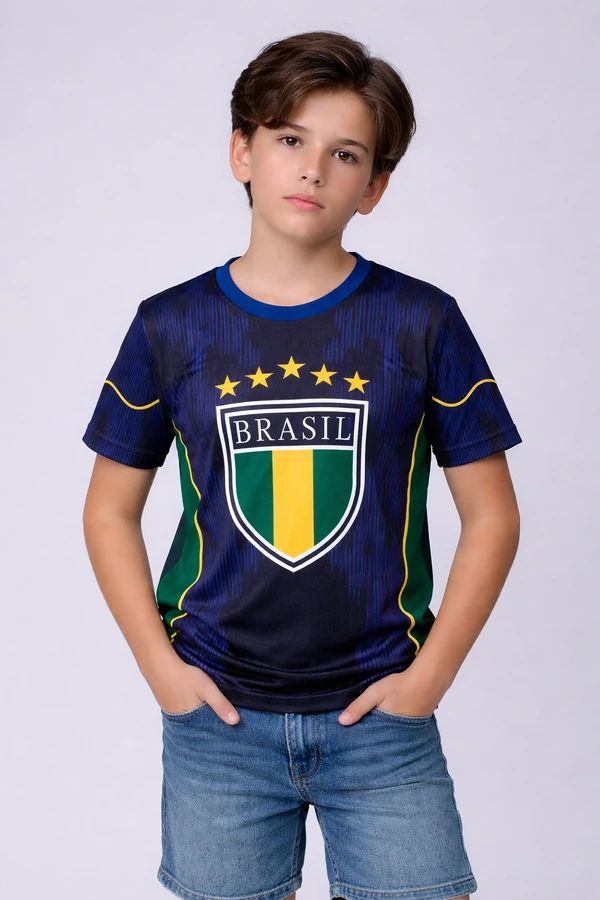 Camiseta Copa Infantil Masculino - Fernanda Nabhan