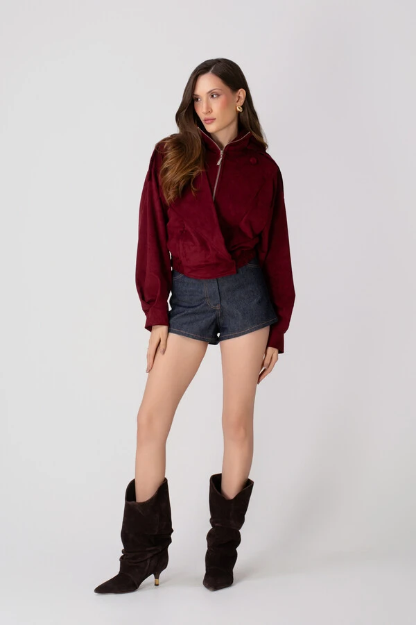Jaqueta Aura Suede - Fernanda Nabhan