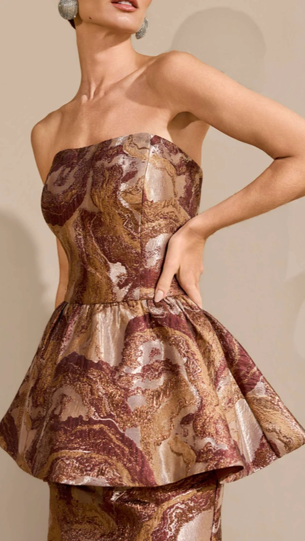 Vestido Jacquard - Fleche D'or