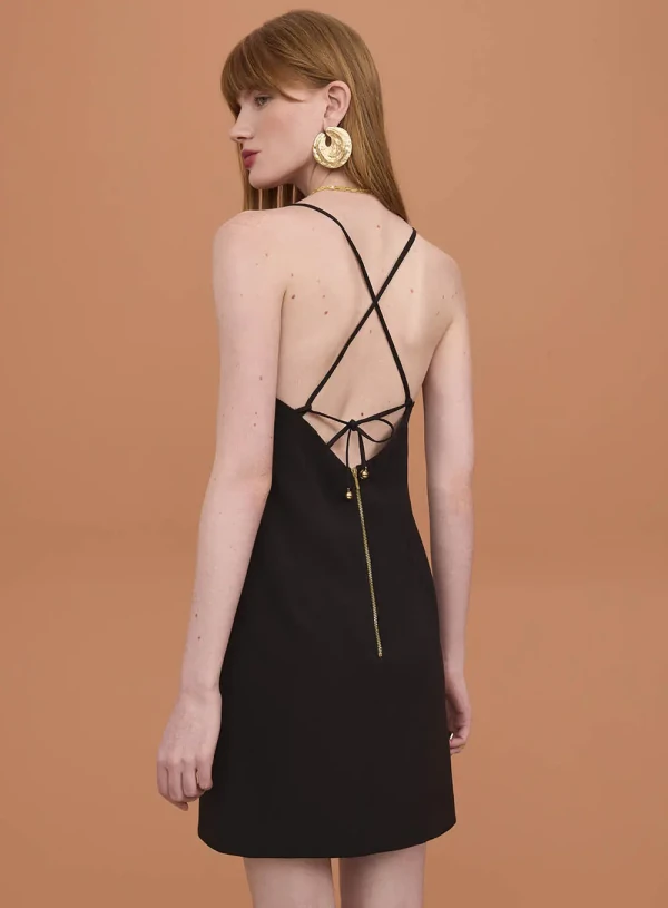 Vestido Curto Detalhe Esfera - Skazi