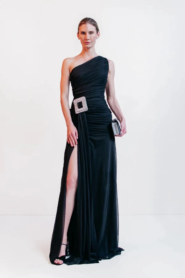 Vestido Longo Assimétrico - Unity Seven