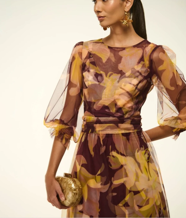 Vestido Midi Tule - Artesacra