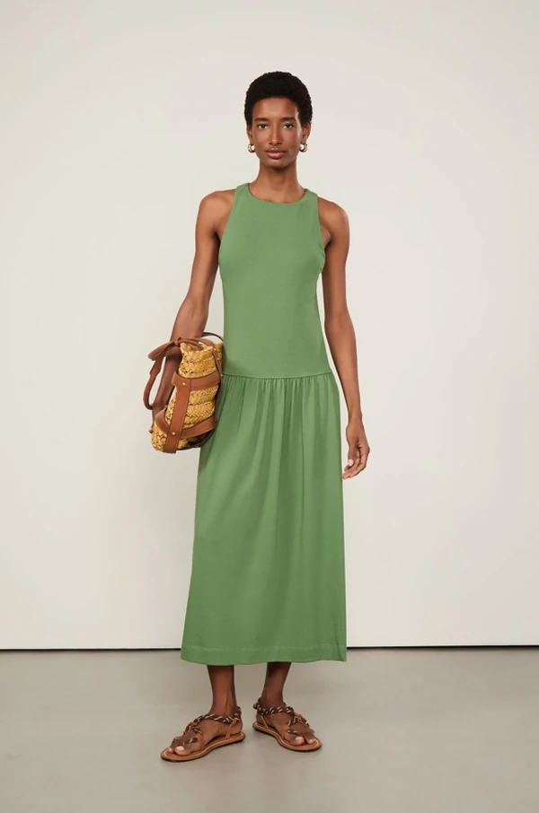 Vestido De Malha Cintura Baixa - Animale