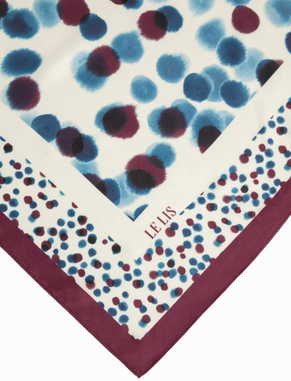 Lenço Dots Acetinado - Le Lis