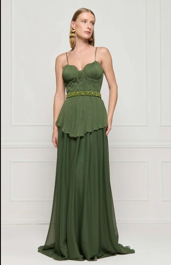 Vestido Drapeado Cinto - Fleche D'or