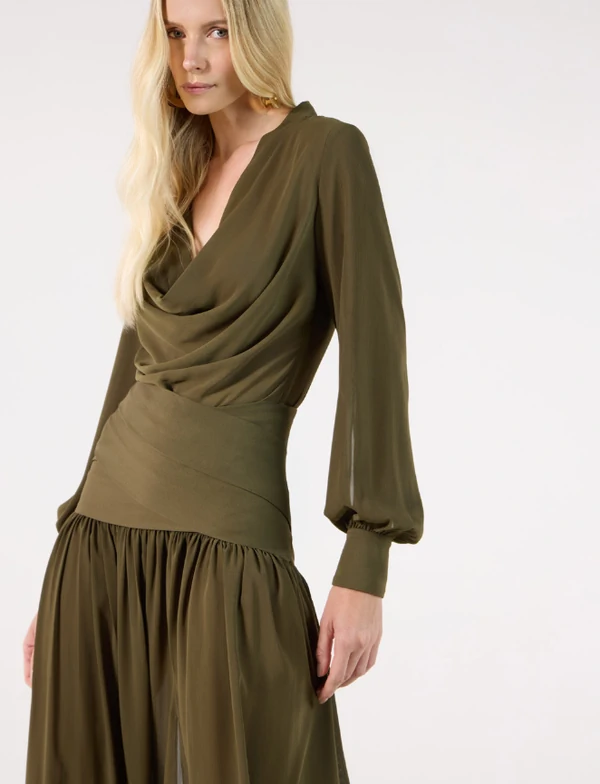 Conjunto Body e Saia Midi - Tufi Duek