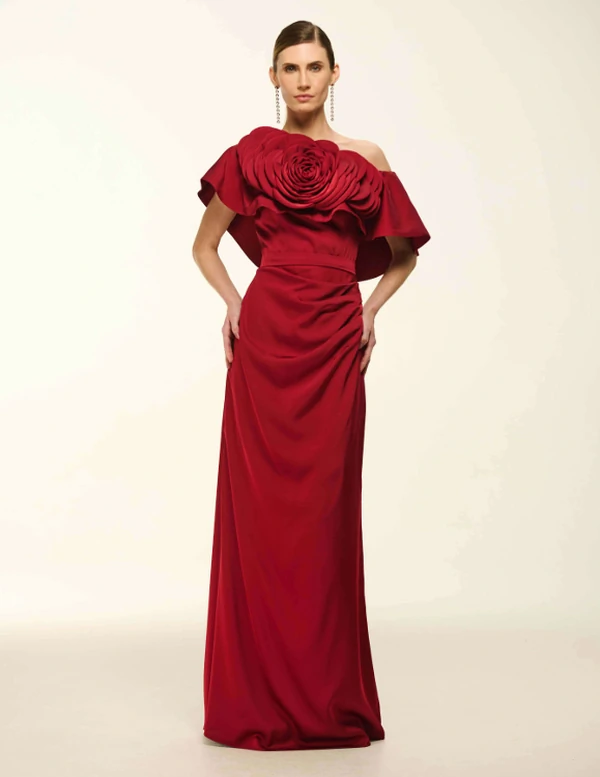 Vestido Busto Flores - Artesacra