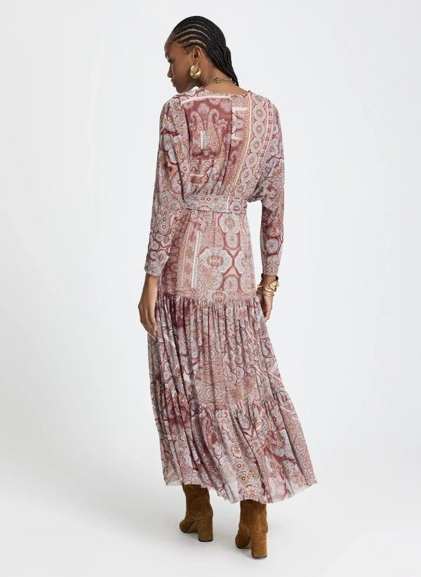 Vestido Longo Paisley - Lelis