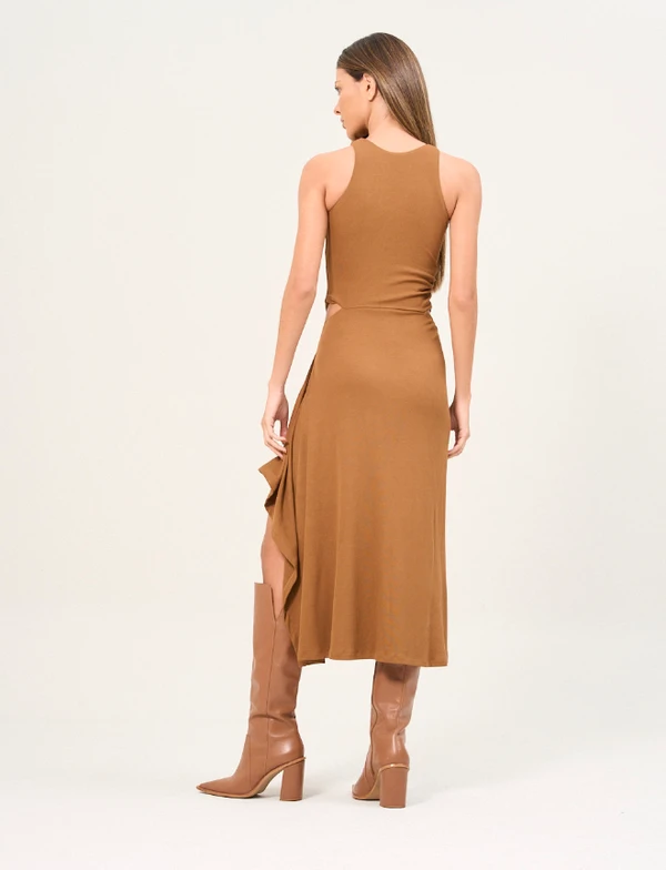 Vestido Cavado Recorte - Open