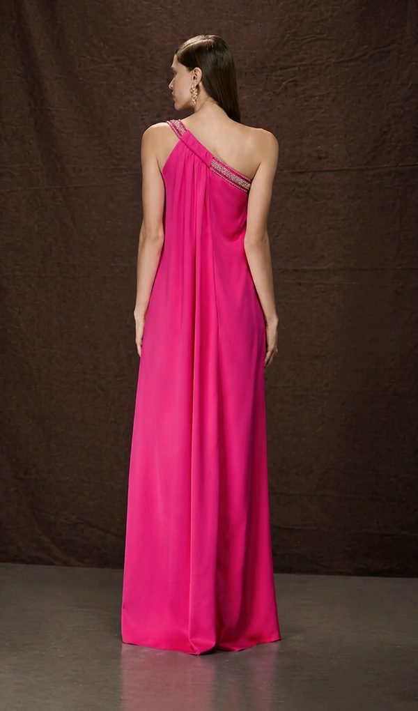 Vestido Detalhes Pedras - Fátima Scofield