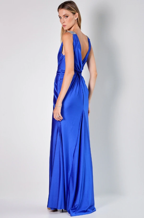 Vestido Torção Detalhe Ombro - Unity Seven