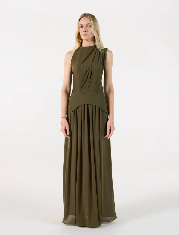 Vestido Pala Trabalhada - Tufi Duek