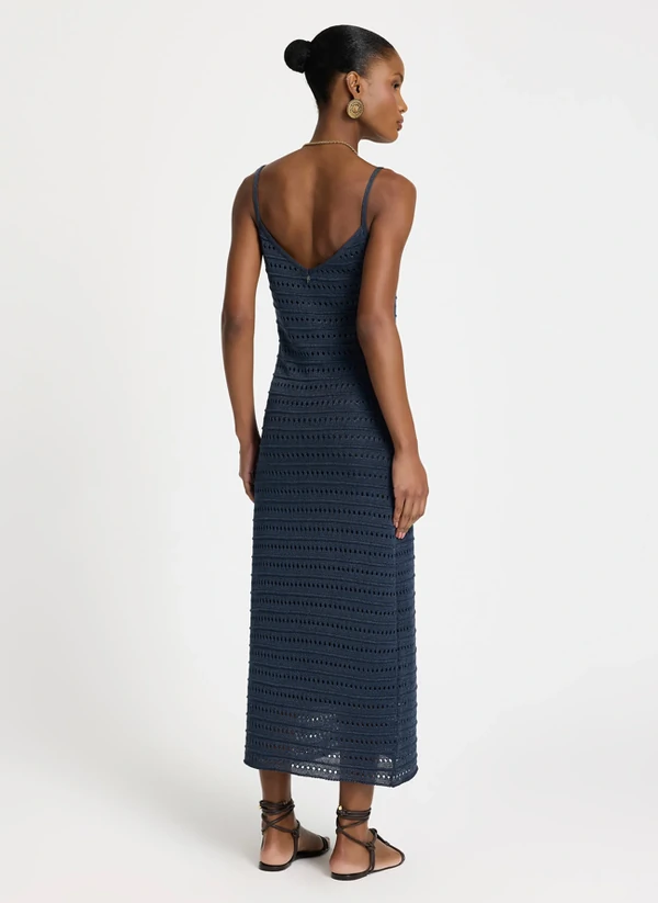 Vestido Midi Bebel II Tricot Feminino - Le Lis