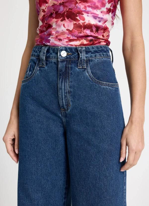 Calça Jeans Pantacourt Farah - Le Lis