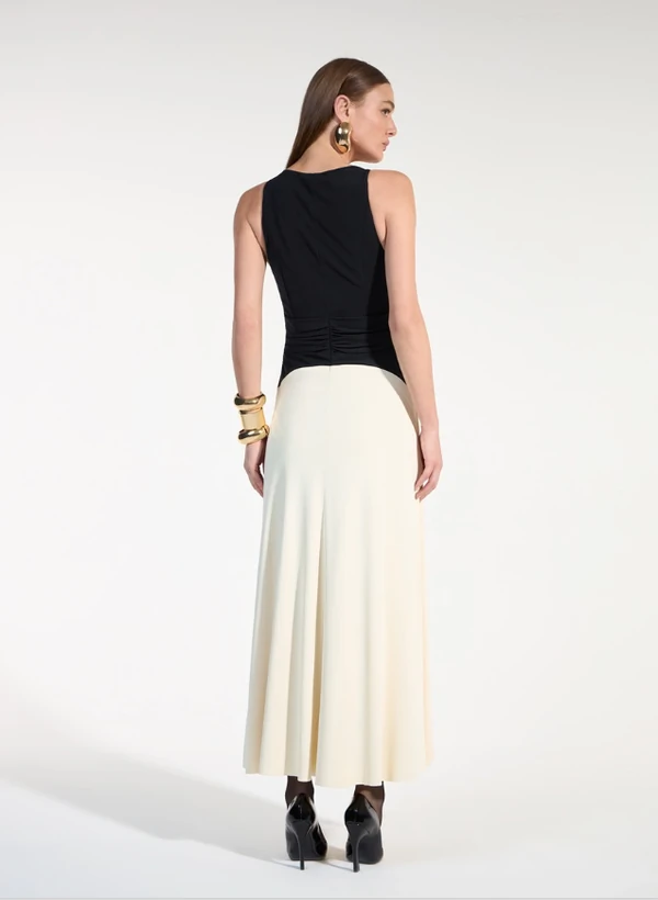 Vestido Cintura Baixa Franzido - Skazi