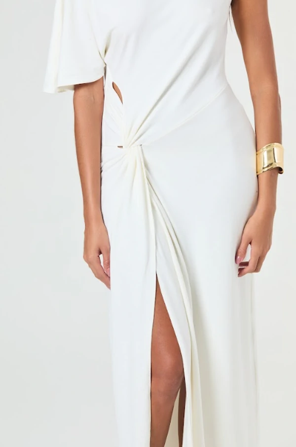 Vestido Uma Manga Torção - Sly Wear