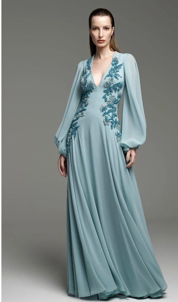 Vestido Bordado Fluido - M.rodarte