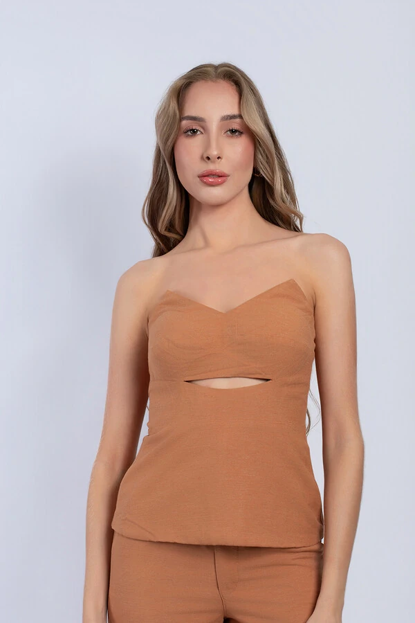 Conjunto Isadora Regata Peplum & Pantalona - Fernanda Nabhan