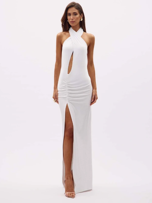 Vestido Franzido Amarração - Oasis