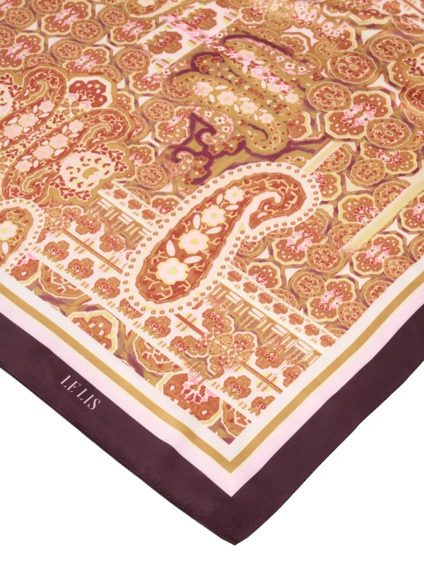 Lenço Paisley Acetinado - Lelis