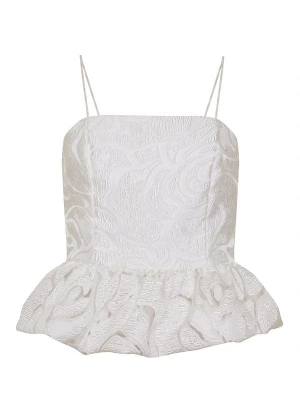 Cropped Aline Peplum - Le Lis