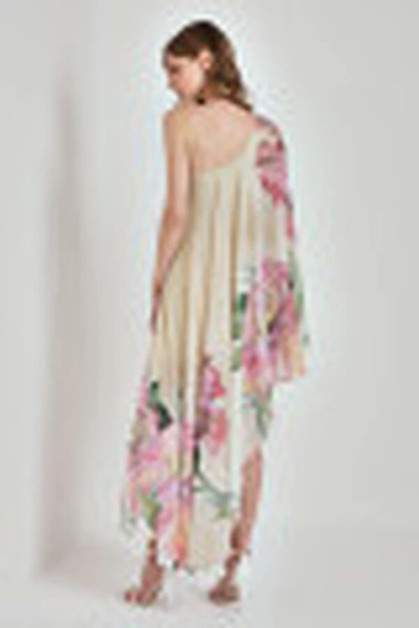 Vestido Pétalas Assimétrico - Ave Rara