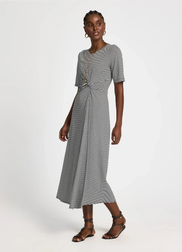 Vestido Kika Listrado - Fernanda Nabhan