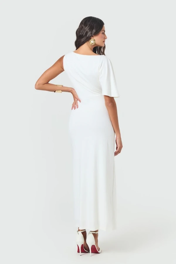 Vestido Uma Manga Torção - Sly Wear