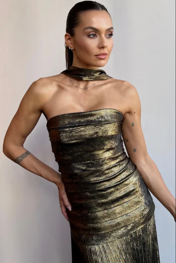 Vestido Drapeado - Unity Seven