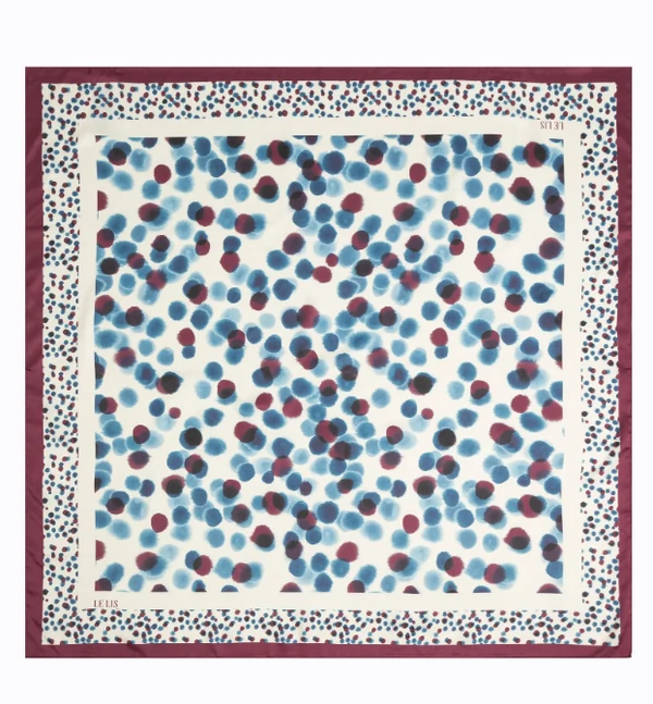 Lenço Dots Acetinado - Le Lis