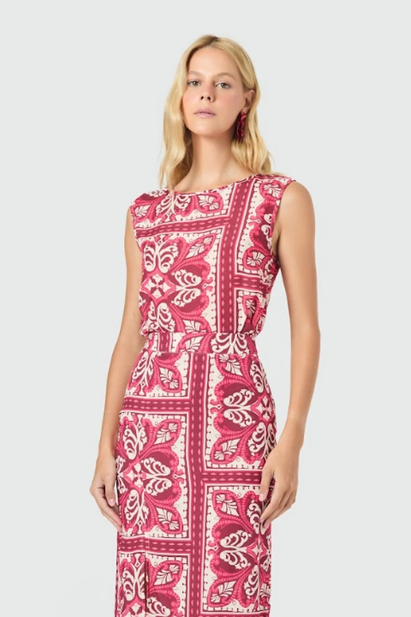 Regata Estampada Decote Canoa - Sly Wear