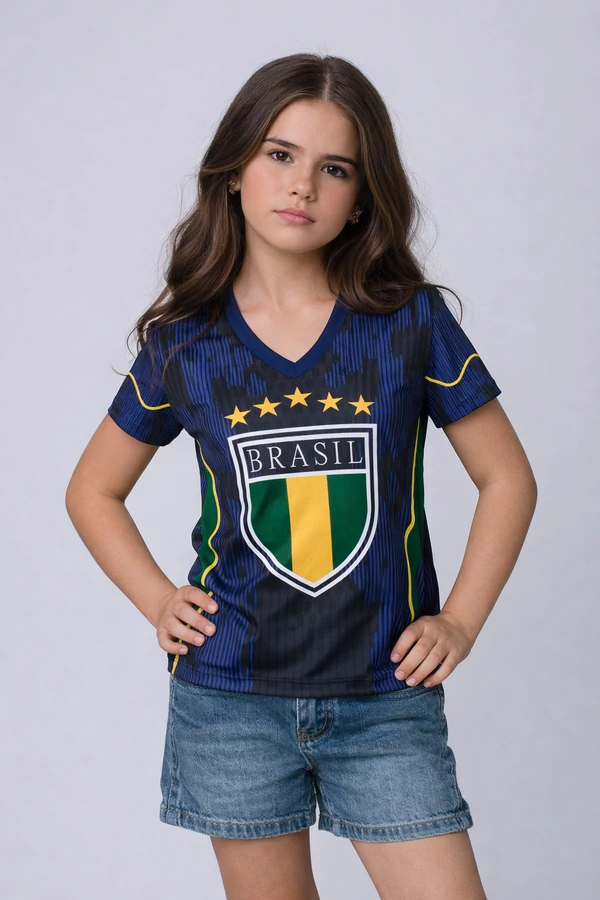 Camiseta Copa Infantil Feminino - Fernanda Nabhan