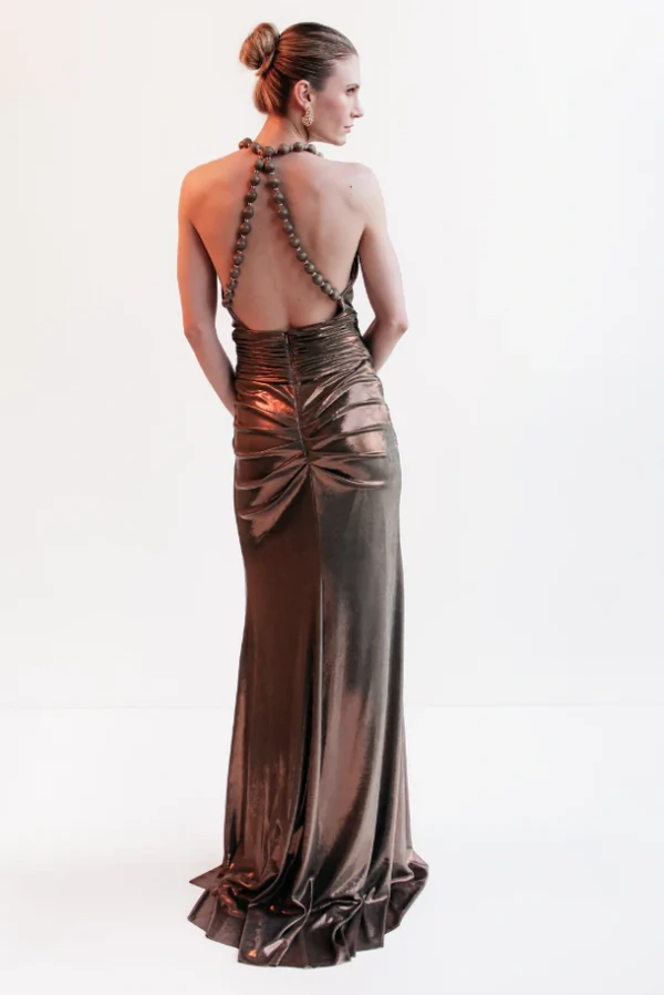 Vestido Decote Alça Bolas - Unity Seven