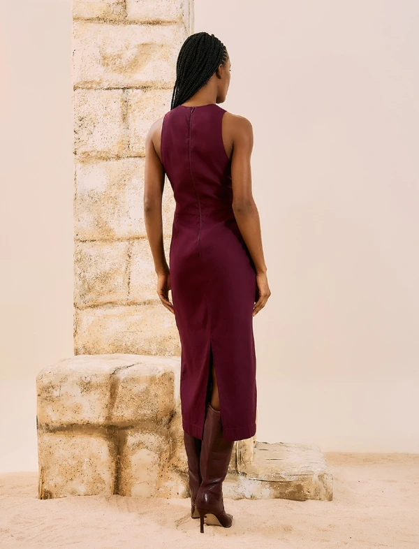 Vestido Decote Metal - Open