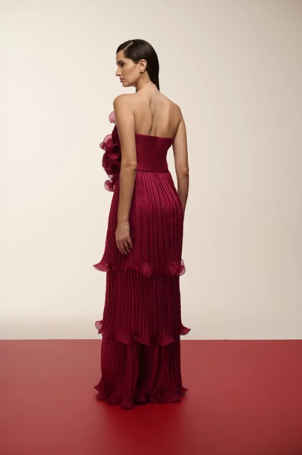 Vestido Flor Busto - Maracujá