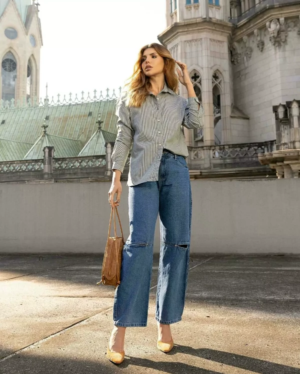 Calça Barrel Clara - Villon