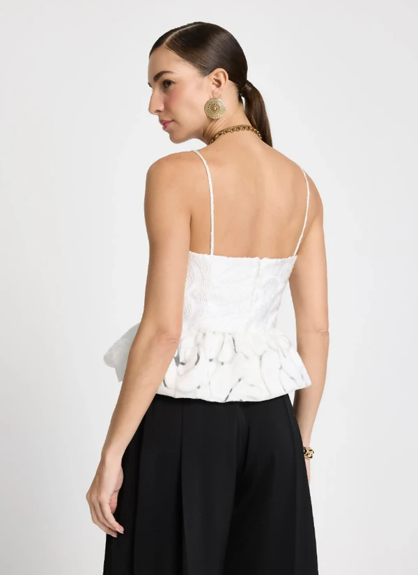 Cropped Aline Peplum - Le Lis