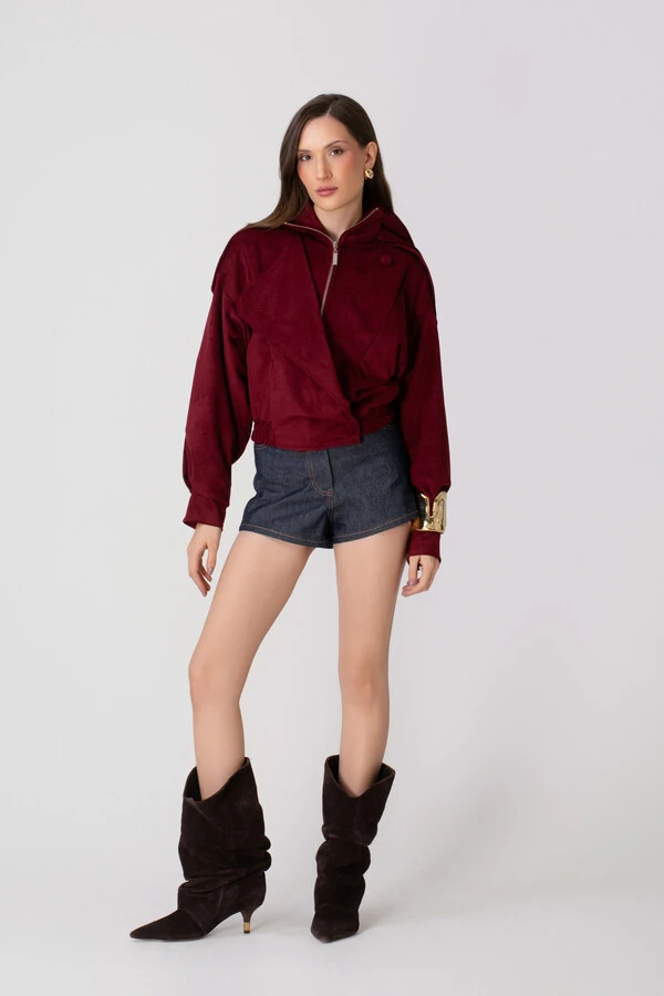 Jaqueta Aura Suede - Fernanda Nabhan