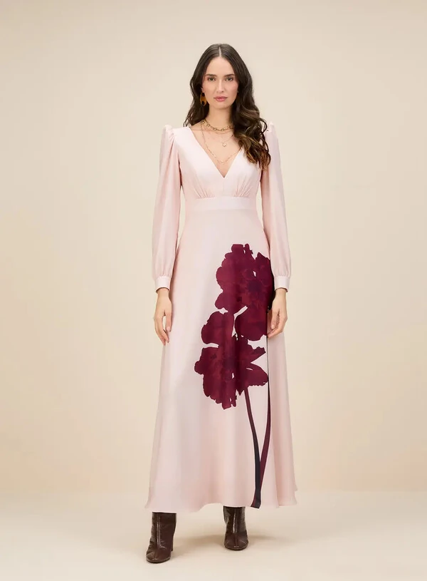 Vestido Max Midi Papoula - Skazi