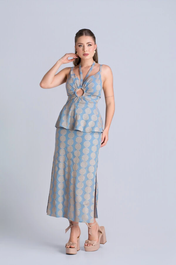 Vestido Frente Única Argola - Fernanda Nabhan