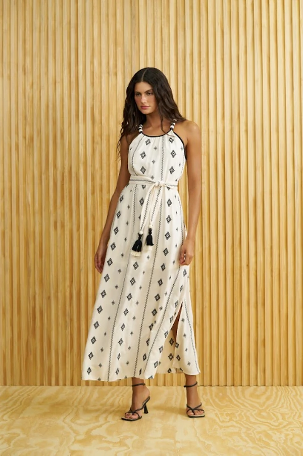 Vestido Alças Bolas - Sly Wear