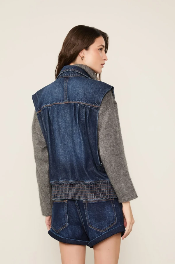 Colete Jeans Over - Animale