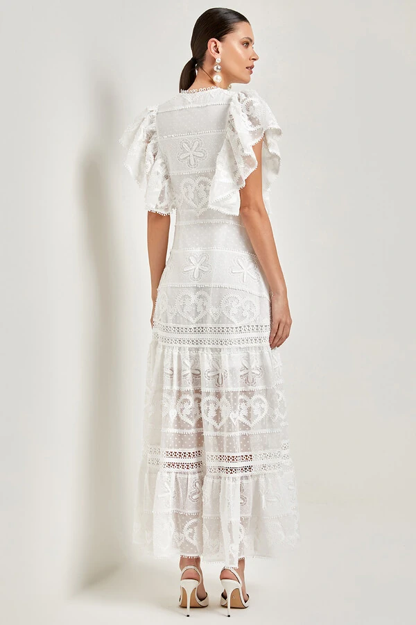Vestido Longo Cute Lace - Ave Rara