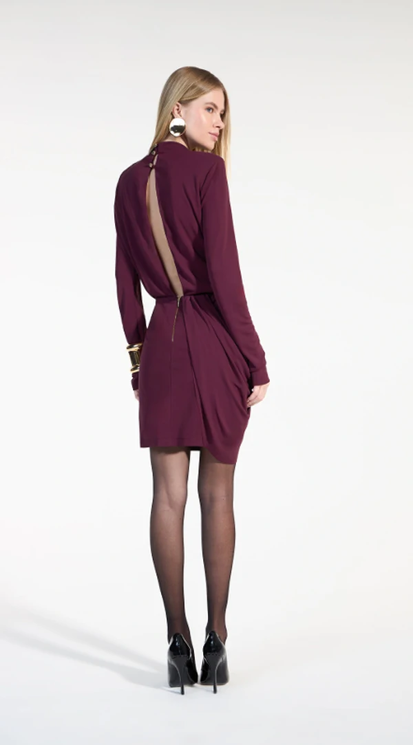 Vestido Curto Drapeado - Skazi