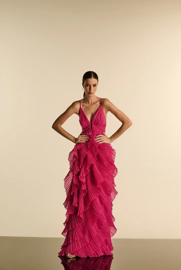 Vestido Camadas - Maracujá