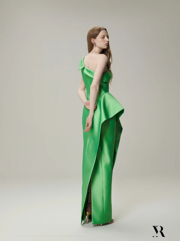 Vestido Babado Lateral - M.Rodarte