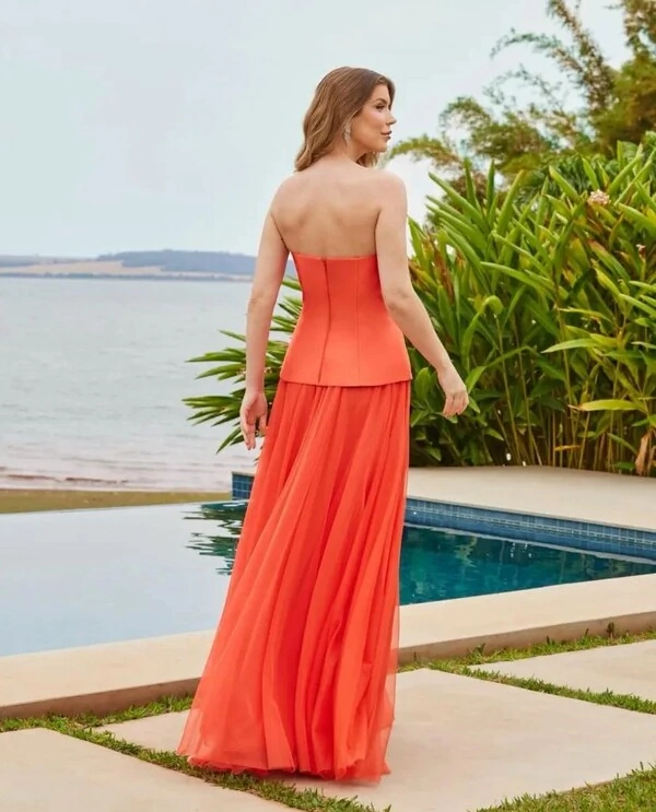 Vestido Busto Alfaiataria - Korecom